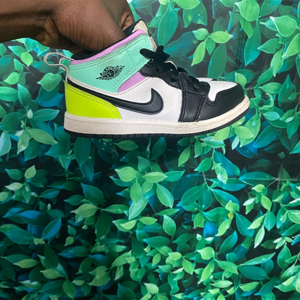 Colorful Kids' High-Top Sneakers